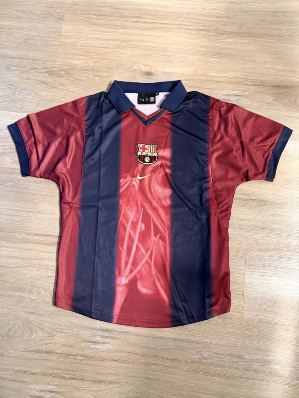 Cactus Jack Red Barcelona Fc Skeleton Jersey Size XS, S, M, L